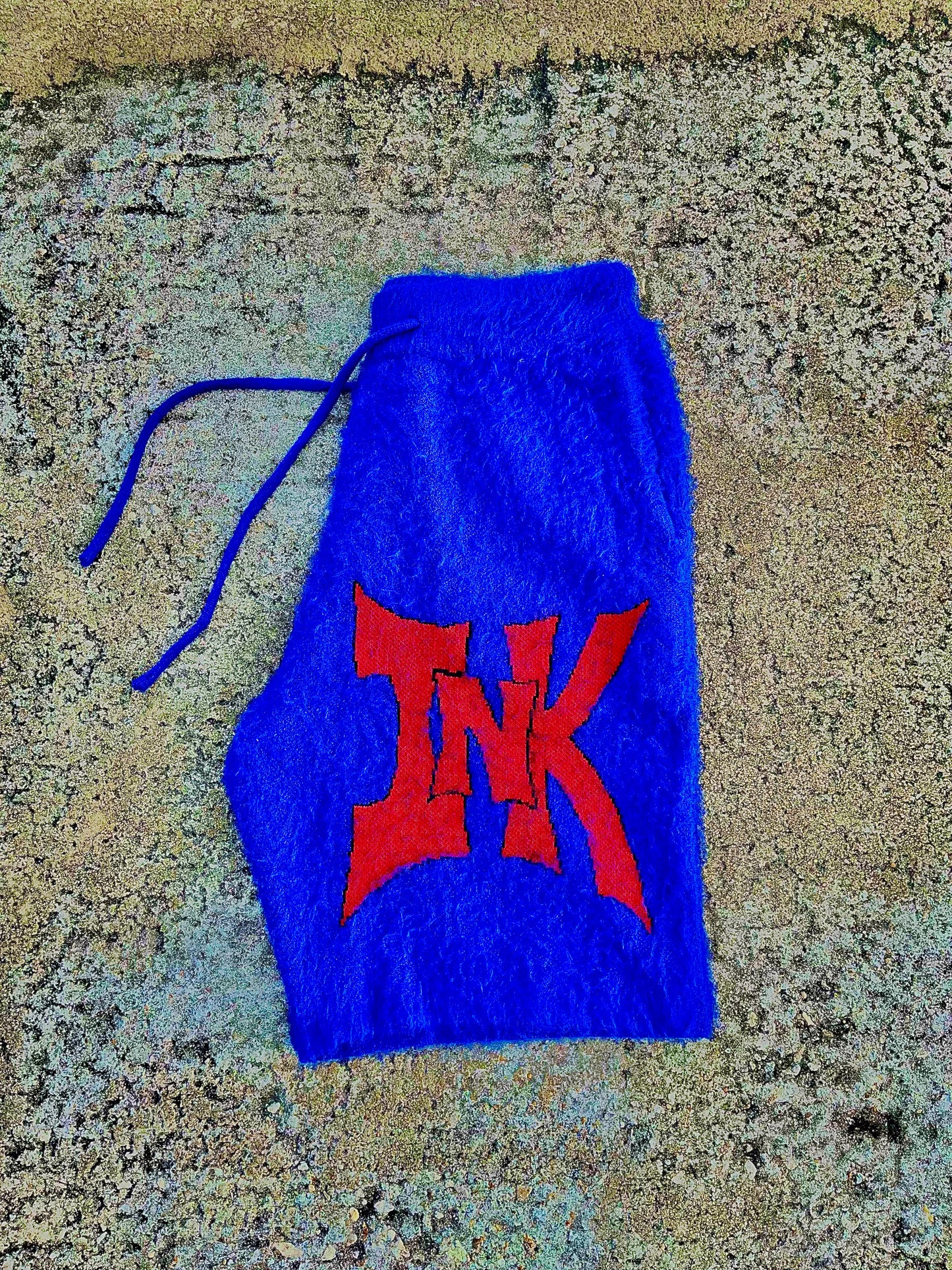 Blue Mohair Shorts V1