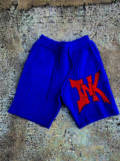 Blue Mohair Shorts V1