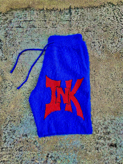 Blue Mohair Shorts V1