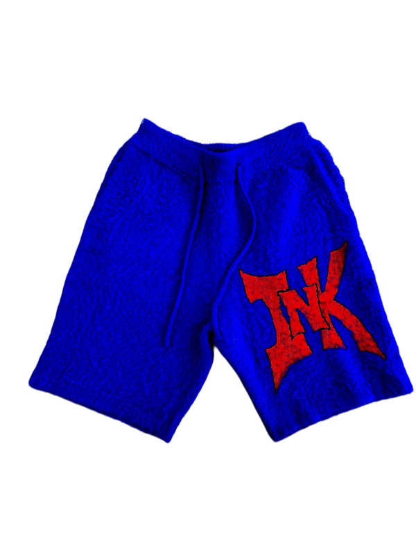 Blue Mohair Shorts V1